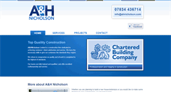 Desktop Screenshot of ahnicholson.com